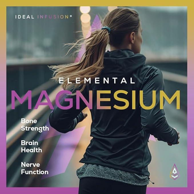 Elemental Magnesium Bisglycinate 500mg – High Absorption Magnesium Supplement for Relaxation Deep Sleep &amp Muscle Recovery – Supports Calm Bone &amp Nerve Health – Vegan Non-GMO – 240 Capsules