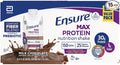 Ensure Max Protein Milk Chocolate Nutrition Shake 30g Protein 1g Sugar 4g Fiber Blend 15 Pack