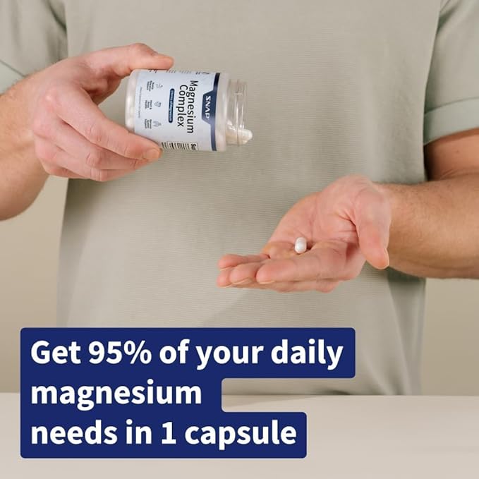 Snap Supplements Liver Health + Magnesium Complex Bundle 60 Vegetarian Capsules Each