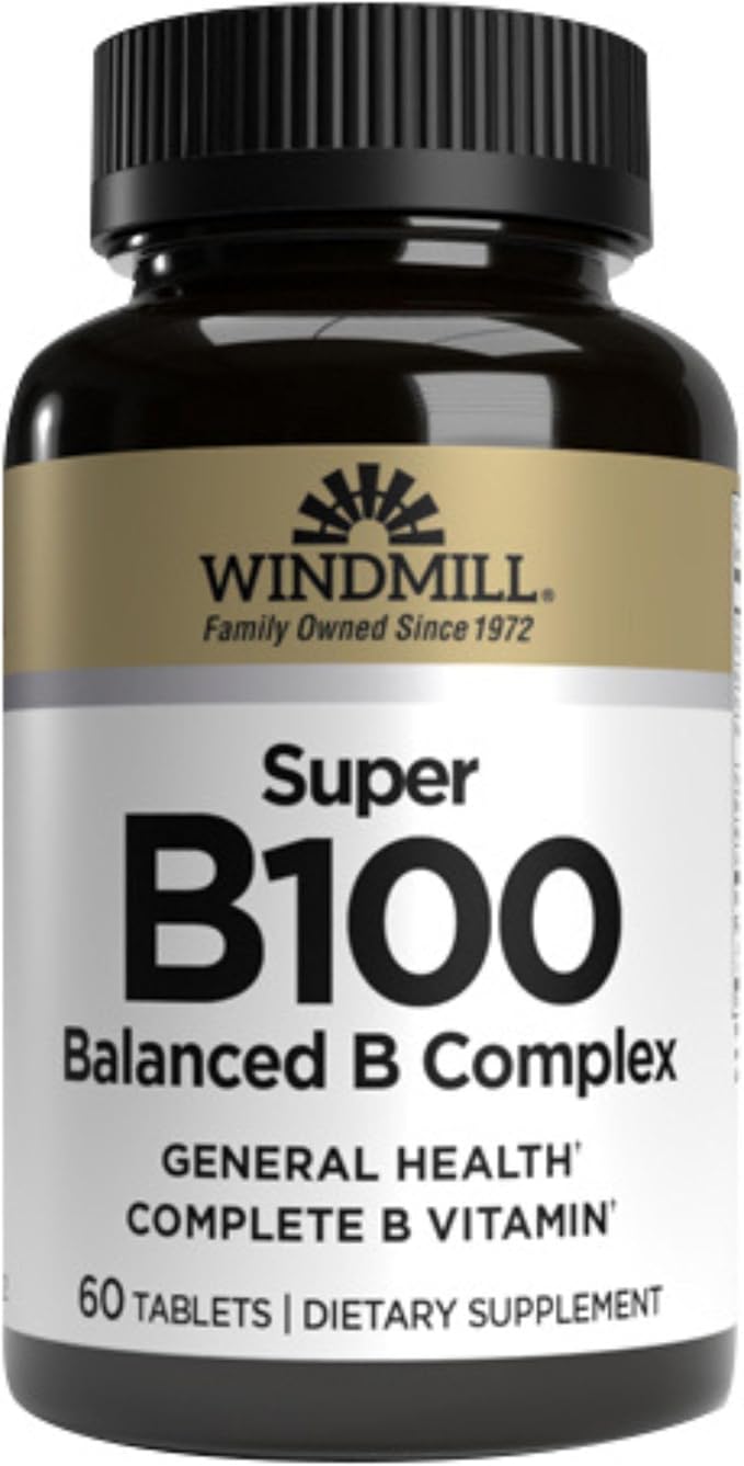 Windmill Super B-100 Tablets 60 Tablets (Pack of 6)