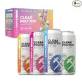 Clean Simple Eats Clear Protein Water 20G Grass Fed Whey Protein Isolate Ultra Filtered Light &amp Refreshing Beverage Low Lactose No Artificial Ingredients Variety Pack 16 Oz Cans 8 Pack