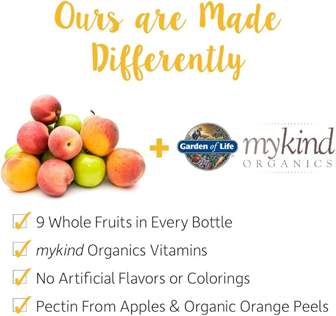 Garden of Life Organics Kids Gummy Vitamins - Fruit - Certified Organic &amp Dr. Formulated Women's Probiotics Once Daily 16 Strains 50 Billion 30 Count (Pack of 1)