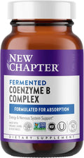 New Chapter Vitamin B Complex Fermented Coenzyme B Complex Rich in Vitamin B12 + Vitamin B6 + Biotin + Made with Organic Ingredients - 90 ct