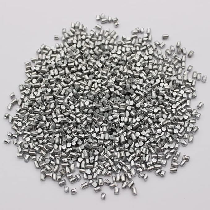 Zinc Particles - 99.99% Zinc Block for Electroplating and Metal Purification - 100g for Industrial and Musical use