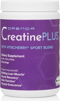 Orenda CreatinePLUS Powder - 60 Servings (2-Month Supply) - 5g Creavitalis® Creatine + VitaCherry® Sport - Recovery Strength &amp Brain Care - 11.64oz