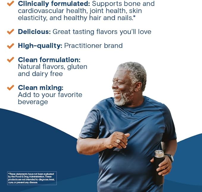 Bariatric Fusion Strawberry Banana Multi Collagen Protein Powder | Plus Joint Support Complex of MSM and Glucosamine | Dairy Gluten &amp Soy Free | Non-GMO | 30 Servings
