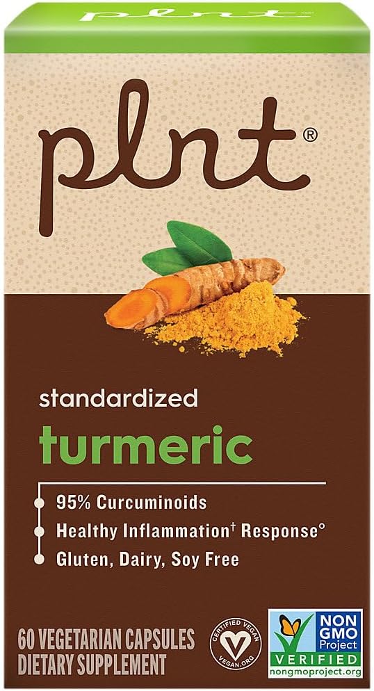 Turmeric with 95% Curcuminoids a Supports a Healthy Inflammation Response a 450 MG (60 Vegetarian Capsules)