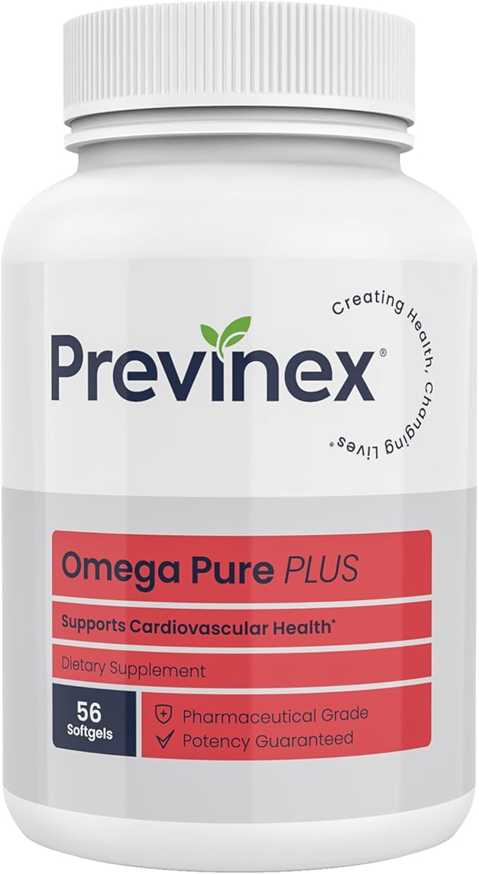 Omega Pure Plus: Omega-3 Fish Oil Supplement. Mercury Free. Triple Strength. Supports Heart Health Cognitive Health and Immune Health.
