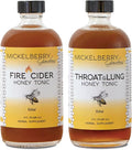 Mickelberry Gardens Fire Cider Honey Tonic 8oz + Throat &amp Lung Tonic 8oz