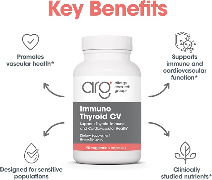 Allergy Research Group Immuno Thyroid CV 90ct