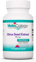Nutricology Citrus Seed Extract Supplement - Grapefruit Seed Extract 250mg Supports Metabolic Function Vegetarian Capsules - 150 Count