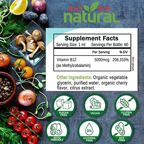 Why Not Natural Organic B12 Drops and Liquid Marine Collagen with Biotin
