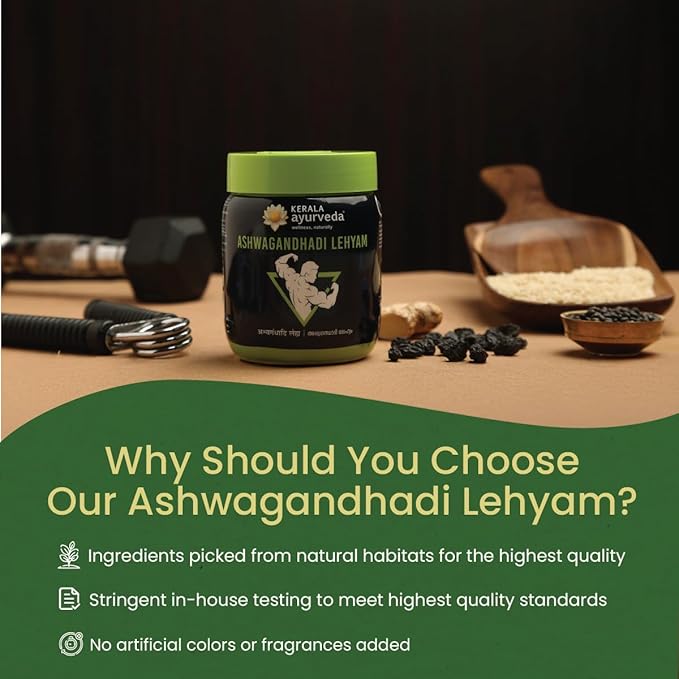 Keral Ayurvedic Ashwagandhadi Lehyam Traditional Strength and Immunity Supplement 500g