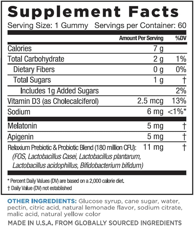 Relaxium Sleep | 60 Capsule+ Sleep Quick Melts + Gummies (Family Pack Sleep Bundle)