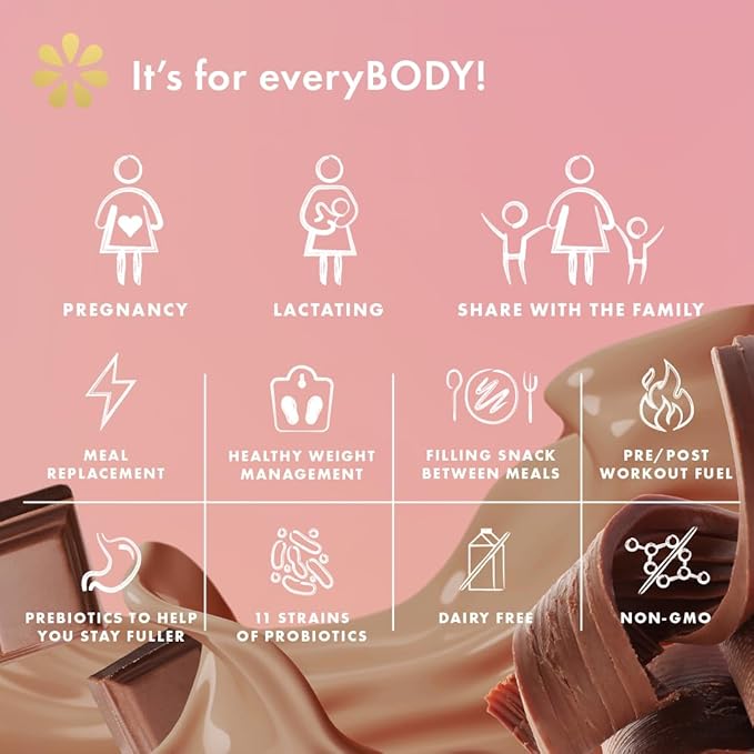Boobie Body Superfood Protein Shake for Moms Pregnancy and Lactation Support Protein Powder to Increase Milk Supply Probiotics Organic Dairy-Free Gluten-Free Vegan Vanilla Cookie Single Srv 10pk