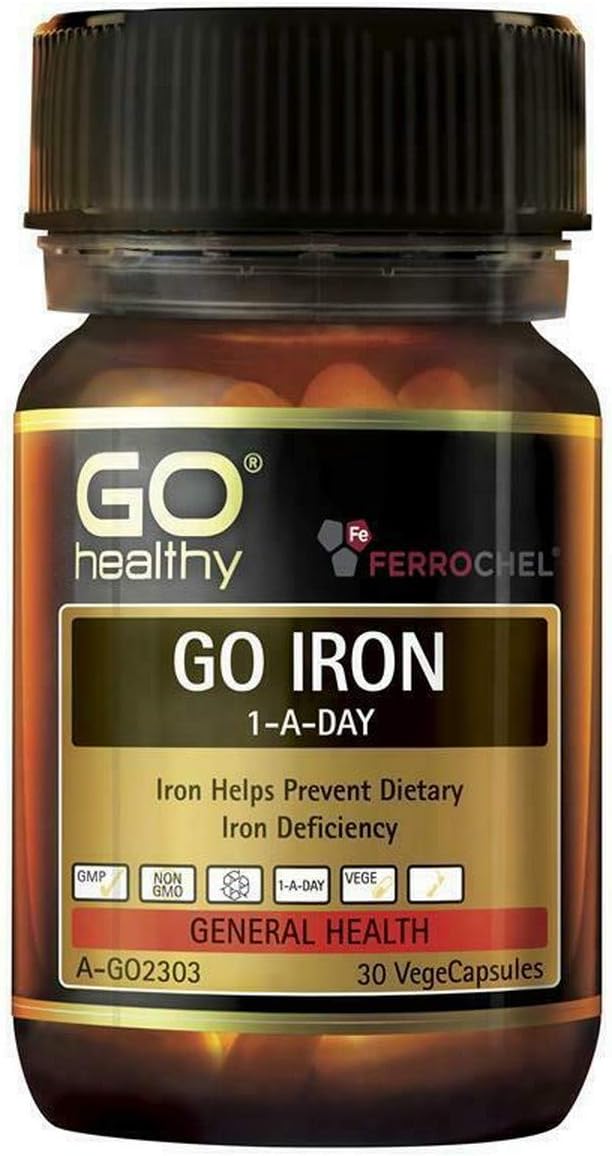 GO Healthy Go Iron 1 A Day 30 Vege Capsules