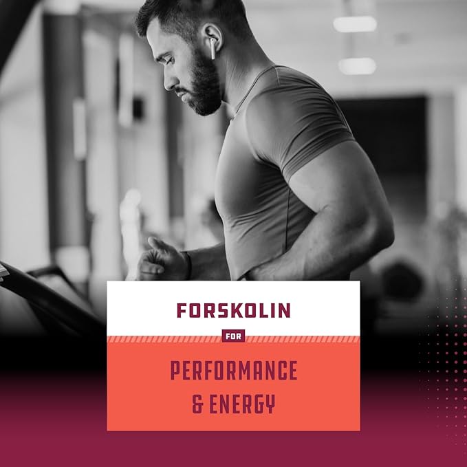 Bundle of Forskolin Weight Loss Supplement - Builds Muscle &amp Boosts Energy and Creatine Tablets Formula Blend of Creatine Monohydrate HCL &amp Pyruvate - Muscle Mass Gain &amp Recovery for Men