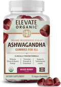 Regenerative Fermented KSM-66 Ashwagandha Vegan Gummies with Acti Veda™ Mixed Berry (600mg 25 Servings) Up to 150% More Effective Than KSM-66 Alone
