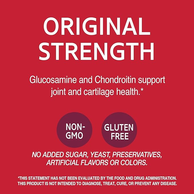 21st Century Glucosamine 250 mg Chondroitin 200 mg Capsules - 200 ct Pack of 2