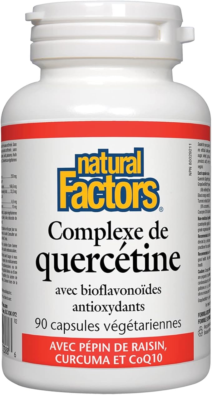 NATURAL FACTORS Quercetin Complex 90 CT