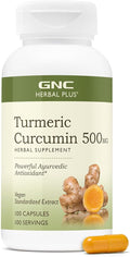 GNC Turmeric Curcumin 500mg Vegan 100 Capsules