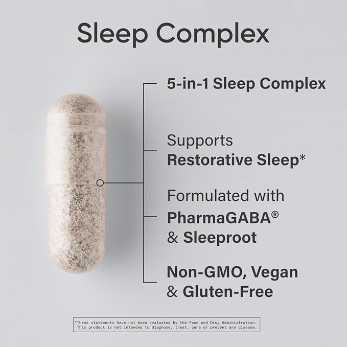 Sports Research De-Stress &amp Sleep Bundle - Melatonin-Free Sleep Complex Double Strength L-Theanine Supplement and 160 mg Chelated Magnesium Glycinate for Focus Relaxation &amp Sleep Support