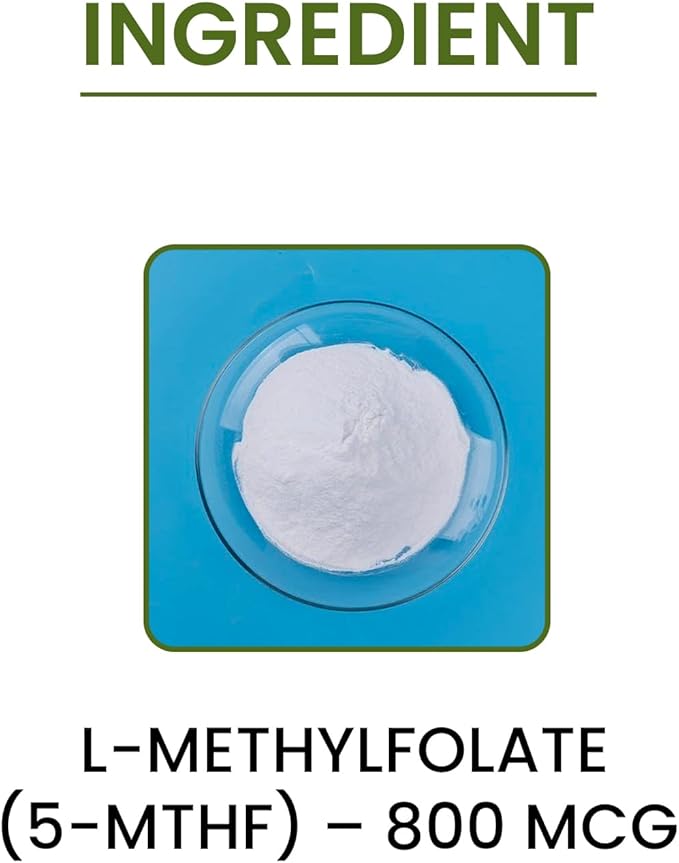 Green Organic Supplements' Methyl-Folate Folic Acid