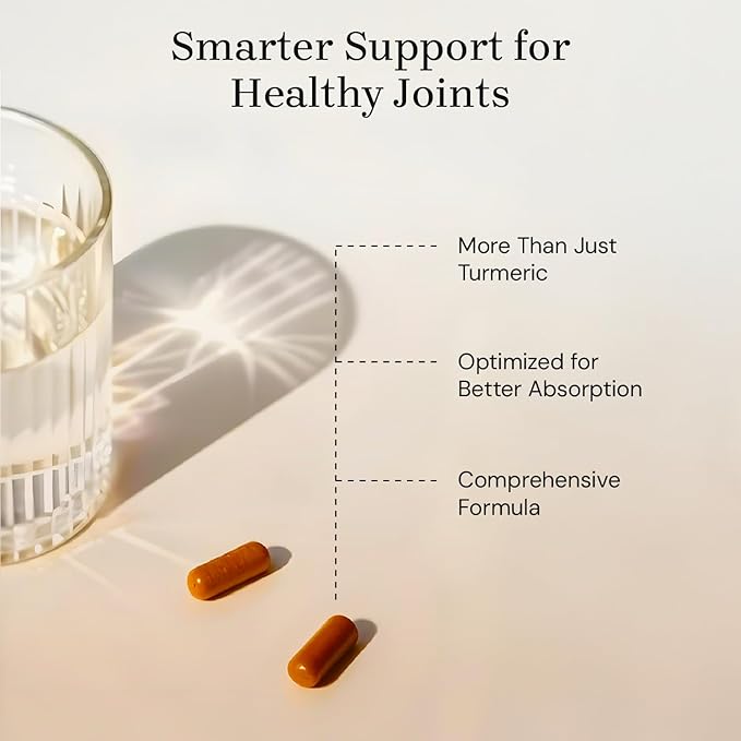 Turmeric Curcumin Supplement with Glucosamine Chondroitin &amp MSM – Joint Support for Mobility Flexibility &amp Comfort – Active Lifestyle Formula – 60 Capsules