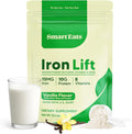 Smart Eats - Iron Powder | Highly Absorbed | Avoids Side Effects | Complete Nutrition: Protein Vitamins Fiber | Tasty Drinks &amp Shakes | Boost Hemoglobin Ferritin | Vanilla Flavor | 15 Scoops