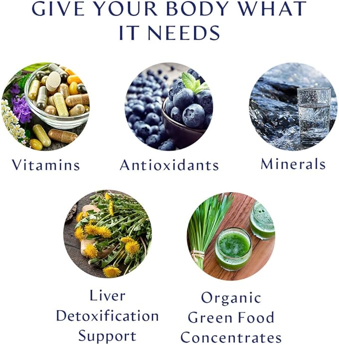 BodyHealth Multi Complete (120 Ct) Daily Multivitamin for Men and Women with Whole Foods Minerals Antioxidants Organic Green Food Concentrates and Liver Detox Extracts Non GMO