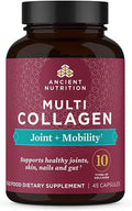 Ancient Nutrition Collagen Pills for Joint Support Multi Collagen Capsules 45 Ct Joint + Mobility Supports Joints Skin &amp Nails Exercise Recovery Paleo and Keto Friendly Gluten Free