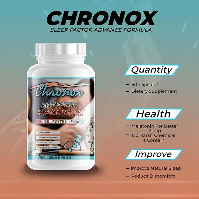 Natural Sleep Supplement with Chamomile &amp Passionflower - Magnesium Sleep Supplement with Herbal Extracts &amp Melatonin for Restful Nights - Enjoy Peaceful Sleep with Sleep Aid Supplement - 60 C