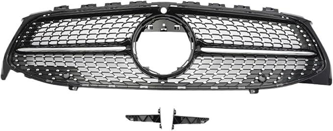 CONERY Automotive Accessories AMG Style CLA35 CLA45 Grille Compatible for Mercedes Benz CLA W118 CLA Grille 180 250 260 2019-2022 (Size : Diamond B W H)