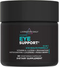 Livingood Daily Eye Support 13-in-1 Vision Supplement with Lutein Zeaxanthin Astaxanthin Vitamin A Lycopene Maqui Berry &amp More Promotes Healthy Eyes Blue Light Protection Vegan 60 Capsul