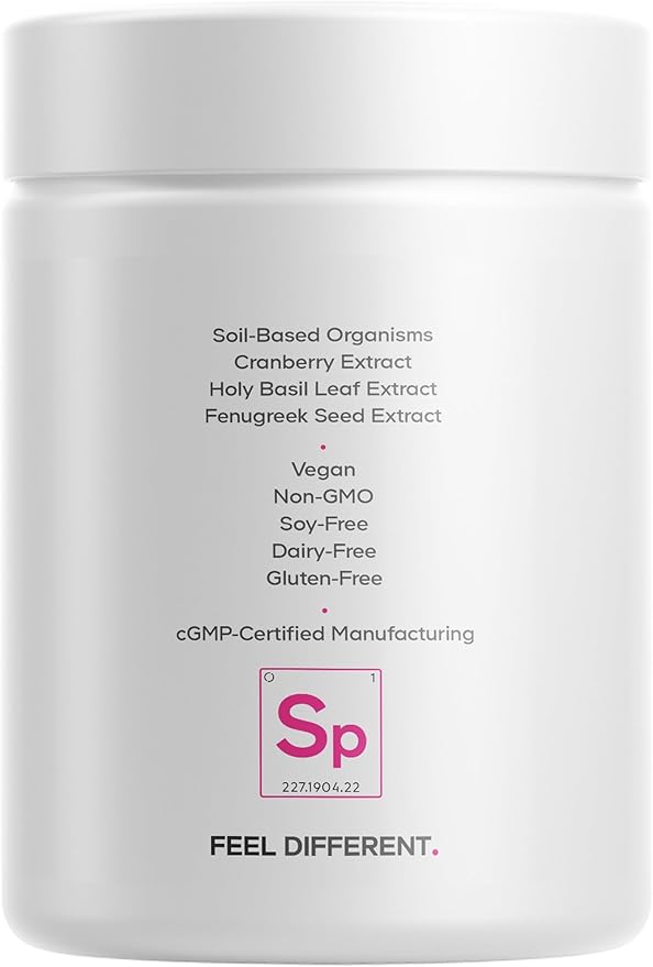 Codeage Women’s Probiotics Supplement - 50 Billion CFUs - SBO Probiotics &amp Prebiotics - Cranberries - Feminine Health - Fermented Botanical Blend Whole Food Supplement - Vegan Non-GMO - 60 Capsu