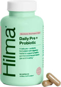 Hilma Pre and Probiotic with Herbs - Support Gut Health with Prebiotics and Probiotics Plus Gas and Bloating Relief for Women &amp Men 60 Vegan Capsules