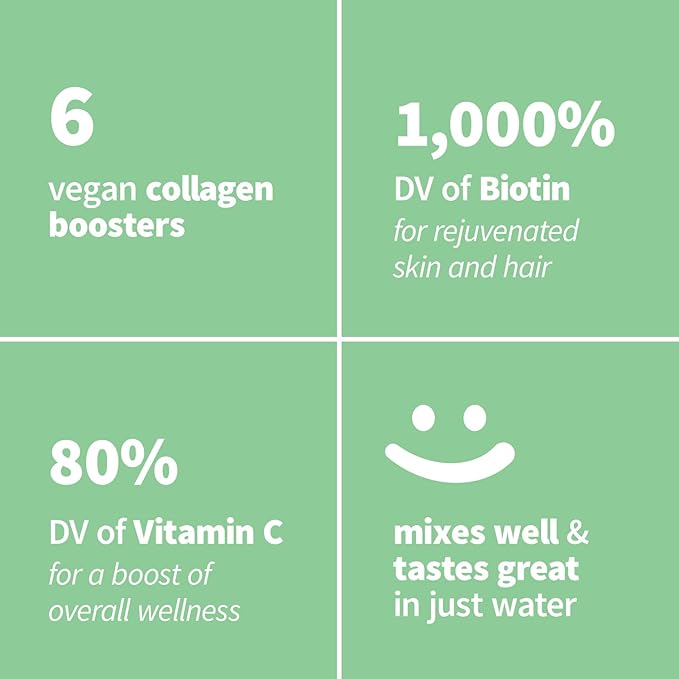 Sprout Living Colorfuel Beauty Powder Drink Mix Organic Superfoods + Adaptogens | Hair Skin &amp Nails Support Vegan Collagen Boost Biotin Silica Vitamin C Super Berry Flavor (25 Servings)