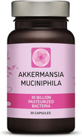 Procapsin Akkermansia Pasteurized – 30 Billion CFU – Gut Health Support – Capsules Not Tablets – Made in The EU Under ISO 22000 – Full in-House Production for Quality Control