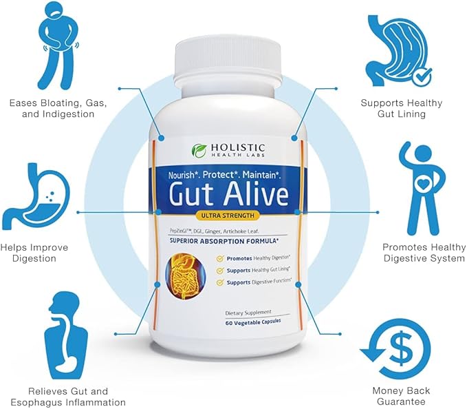 All-Natural Liver and Gut Support | Organic Milk Thistle Organic Dandelion Root &amp Organic Black Pepper | Ginger Artichoke Leaf Extract Deglycerized Licorice Root &amp Patented Zinc Carnosine