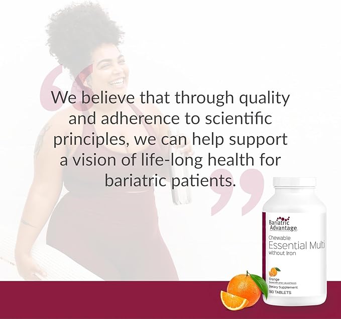 Bariatric Advantage Complete Chewable Multivitamin - 180 Count Orange