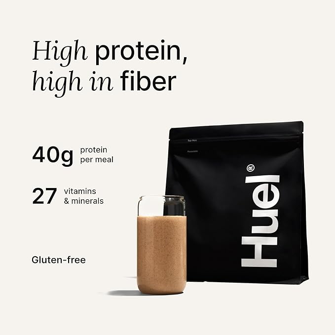 Huel Black Edition | Vanilla 40g Vegan Protein Powder | Nutritionally Complete Meal Replacement | 27 Vitamins and Minerals Gluten Free | 17 Servings