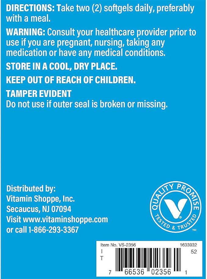 The Vitamin Shoppe Calcium 1200MG - with Vitamin D3 for Bone Strength Teeth Health &amp Overall Support Daily Mineral (240 Softgels)