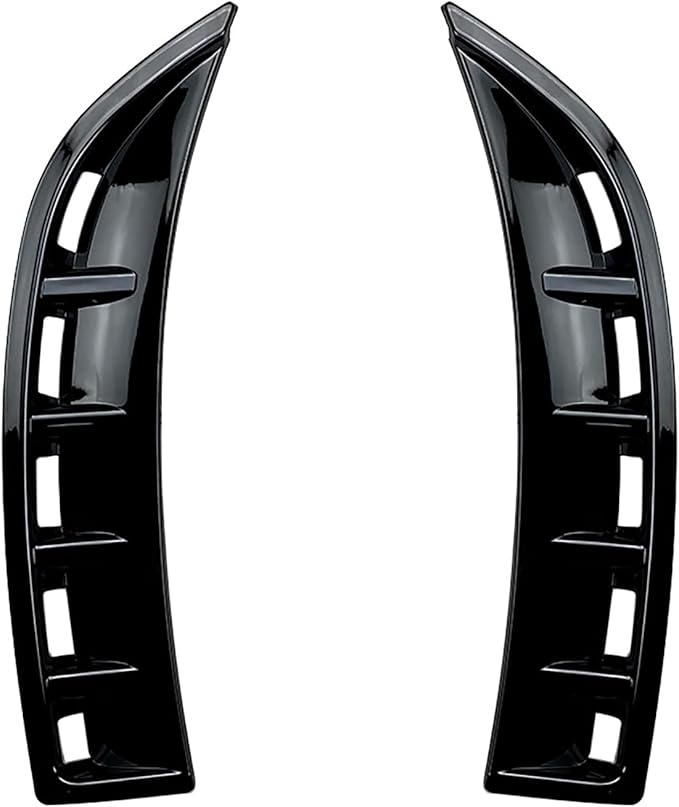 Compatible with Mercedes-Benz CLA-Class C118 CLA180 CLA200 2020+ Front Bumper Spoiler Splitter Air Intake Grille Trim CoverGloss Black