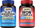 5-in-1 Iron Supplement &amp 10-in-1 Magnesium Complex