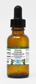 Garcinia Cambogia &amp Bladderwrack Glycerite Liquid Extract (1:5) - Strawberry Flavored (1 oz ZIN: 522493)