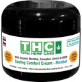 Organic Hemp Cream All Purpose Cooling Comfort with Activated Hemp MSM Arnica Turmeric Boswellia Menthol and Aloe Vera | 300mg (2oz)