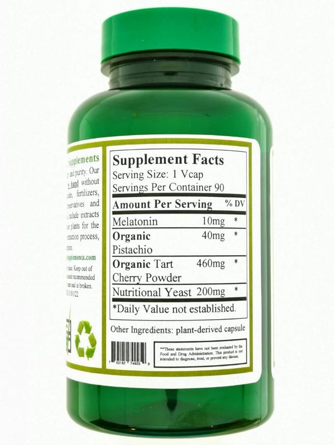 Green Organic Supplements Melatonin Super (Pack of 1)