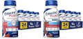 Ensure Plus Nutrition Shake with 16 Grams of Protein &amp Ensure Plus Nutrition Shake With Fiber 16 Grams of Protein Meal Replacement Liquid Milk Chocolate gluten free 8 Fl Oz (Pack of 24)