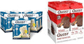 Quest Vanilla Protein Shake High Protein Low Carb Gluten Free Keto Friendly 11 Fl.Oz 4 Count (Pack of 3) and Quest Nutrition Peanut Butter Cups 12 Count (Pack of 1) (total- 17.76 Ounce)