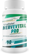 NerveVital Pro - Our Best Nerve Vital Supplement - Nerve Vital Magnesium Lions Mane Vitamin D &amp Vitamin B12 Complex for Nerves - Nervevital Neuropathy Supplement - Peripheral Neuropathy Supplem